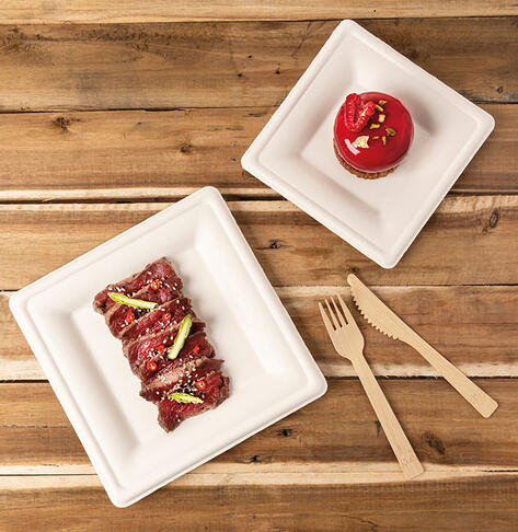 PH2 708010M 708010 ASSIETTE CARRE FIBRE 155MMX500